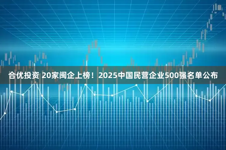 合优投资 20家闽企上榜！2025中国民营企业500强名单公布