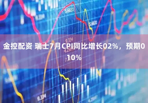 金控配资 瑞士7月CPI同比增长02%，预期010%